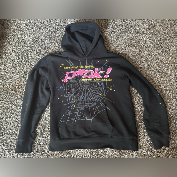 Pink hyping thug hoodie
